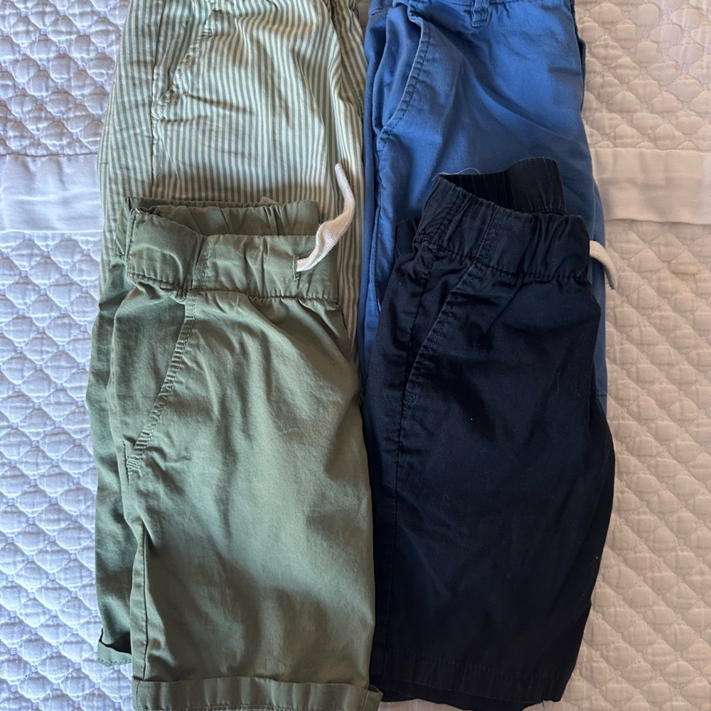 H&M Kids' Green and Blue Shorts Set